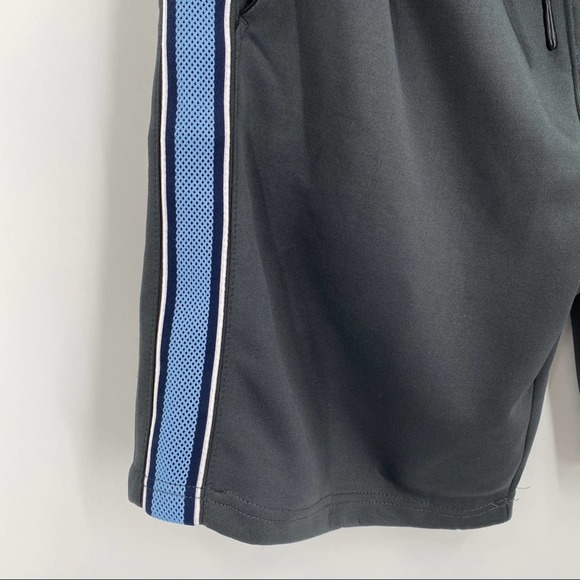 NEW Lvl Level Ten Mens Knit Drawstring Shorts in Indigo Slate - Picture 4 of 15